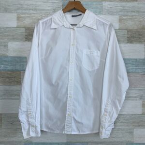 Volvo Employee Button Down Shirt White Long Sleeve Cotton Uniform Womens XXL 2X